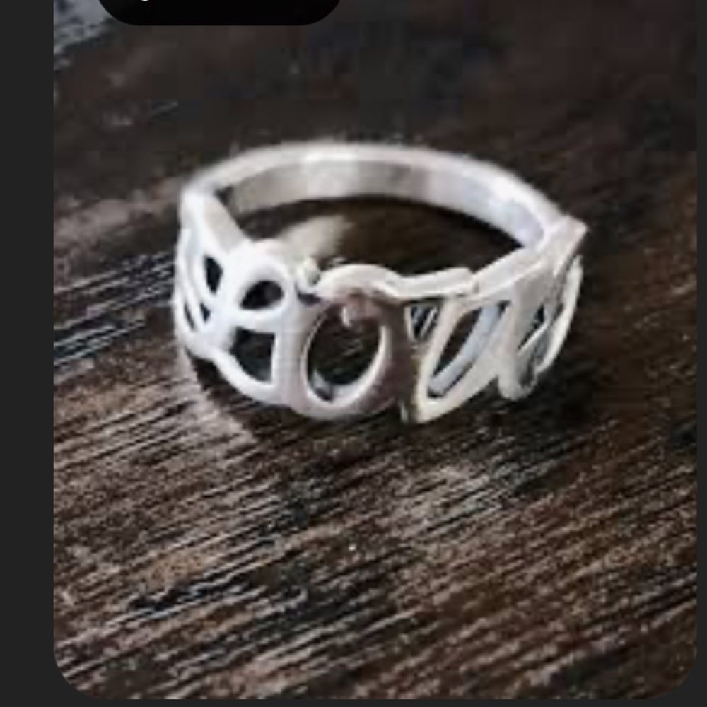 James Avery Script Love Ring Retired Valentine